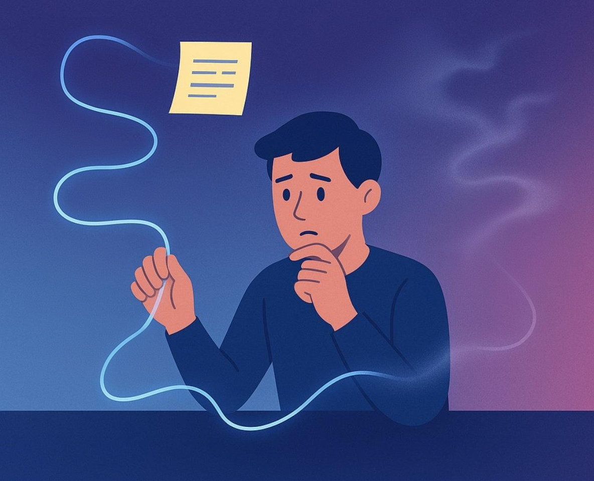 Wasting time searching through complex task organization to find what to do next
