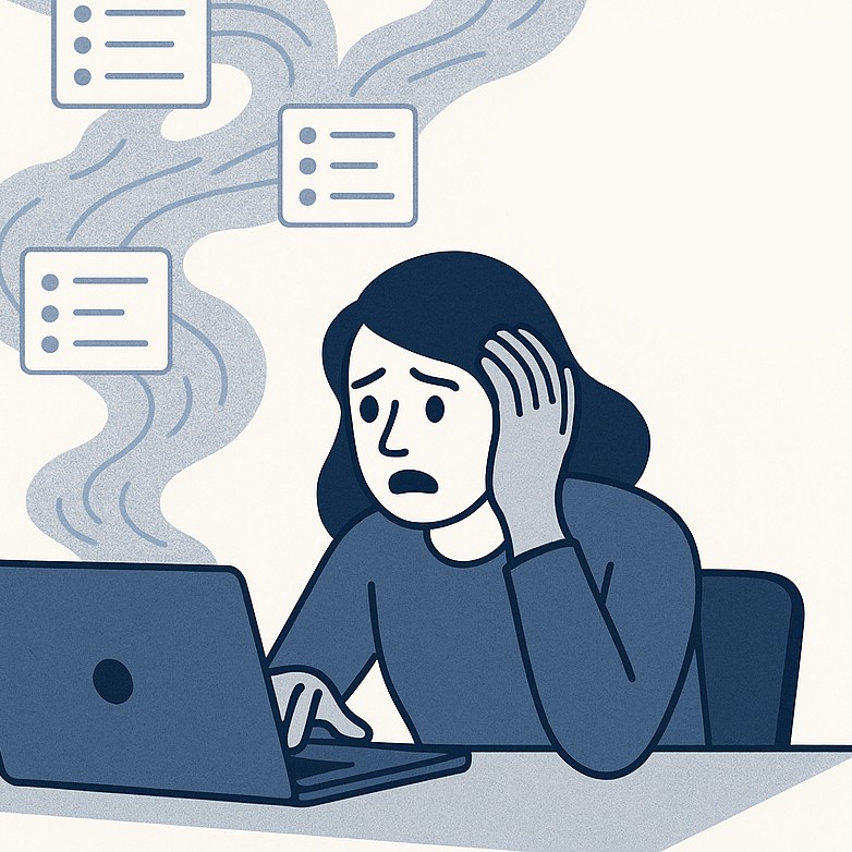 Overwhelmed by too many tasks without clear priorities